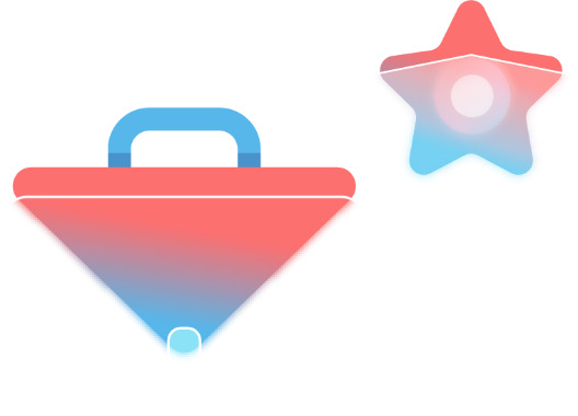 Cartable de salarié avec un badge